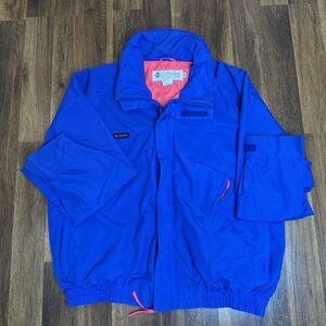Vintage COLUMBIA Whirlibird Men’s Full-Zip Nylon Shell Ski Jacket
